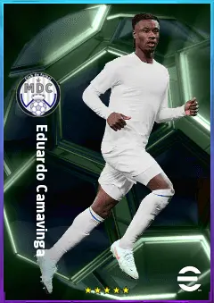 Eduardo Camavinga eFootball 2026 player card, 84 OVR CMF