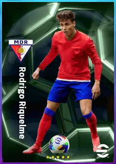 Rodrigo Riquelme eFootball 2026 player card, 81 OVR LMF