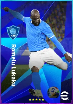 Romelu Lukaku eFootball 2026 player card, 82 OVR CF