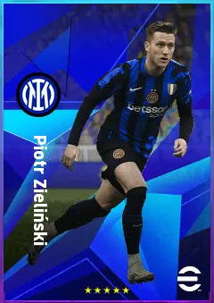 Piotr Zieliński eFootball 2026 player card, 82 OVR CMF