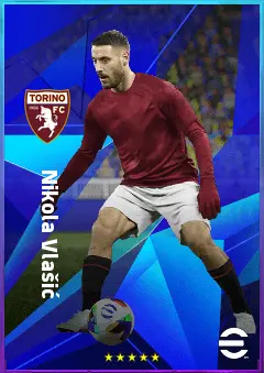 Nikola Vlašić eFootball 2026 player card, 80 OVR AMF
