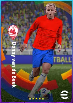 Donny van de Beek eFootball 2026 player card, 79 OVR CMF
