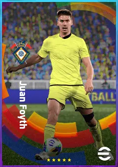 Juan Foyth eFootball 2026 player card, 81 OVR RB