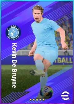 Kevin De Bruyne eFootball 2026 player card, 85 OVR AMF