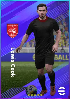 Lewis Cook eFootball 2026 player card, 80 OVR CMF
