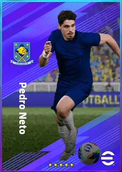 Pedro Neto eFootball 2026 player card, 83 OVR RWF
