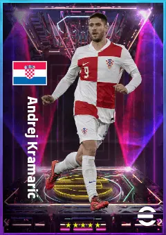 Andrej Kramarić eFootball 2026 player card, 80 OVR SS