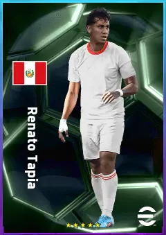 Renato Tapia eFootball 2026 player card, 80 OVR DMF