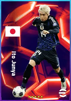 Ito Junya eFootball 2026 player card, 80 OVR RWF