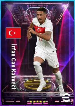 İrfan Can Kahveci eFootball 2026 player card, 79 OVR RWF