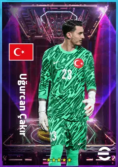 Uğurcan Çakır eFootball 2026 player card, 80 OVR GK