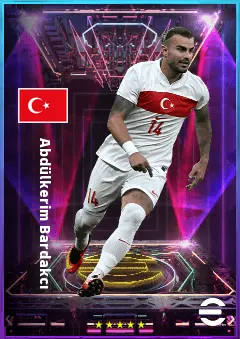 Abdülkerim Bardakcı eFootball 2026 player card, 79 OVR CB