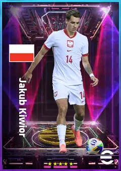 Jakub Kiwior eFootball 2026 player card, 82 OVR CB