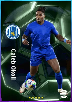 Caleb Okoli eFootball 2026 player card, 79 OVR CB