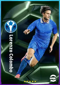 Lorenzo Colombo eFootball 2026 player card, 79 OVR CF