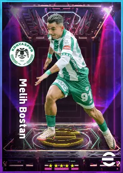 Melih Bostan eFootball 2026 player card, 73 OVR CF