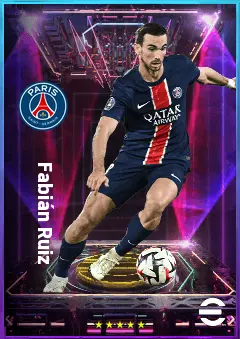 Fabián Ruiz eFootball 2026 player card, 83 OVR CMF