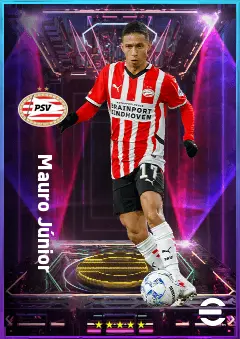 Mauro Júnior eFootball 2026 player card, 78 OVR LB