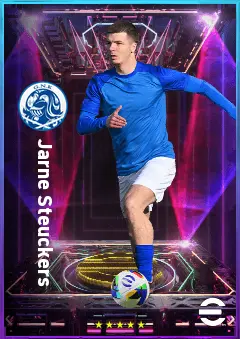 Jarne Steuckers eFootball 2026 player card, 78 OVR AMF