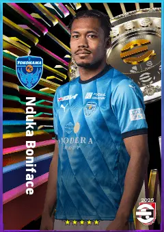 Nduka Boniface eFootball 2026 player card, 76 OVR CB