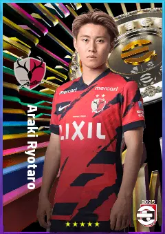Araki Ryotaro eFootball 2026 player card, 78 OVR AMF