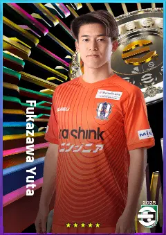 Fukazawa Yuta eFootball 2026 player card, 74 OVR DMF