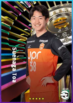 Suenaga Toa eFootball 2026 player card, 70 OVR RMF