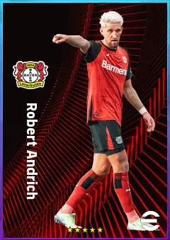 Robert Andrich eFootball 2026 player card, 82 OVR DMF