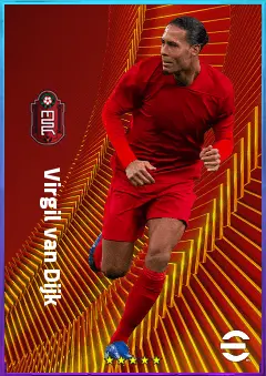 Virgil van Dijk eFootball 2026 player card, 84 OVR CB