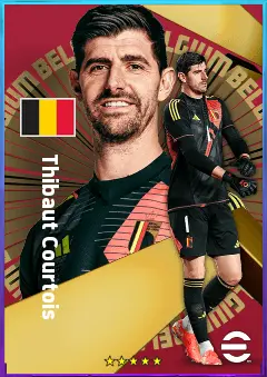 Thibaut Courtois eFootball 2026 player card, 85 OVR GK