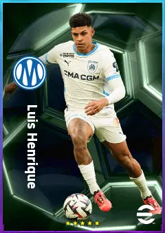 Luis Henrique eFootball 2026 player card, 79 OVR LWF