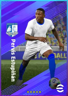 Pervis Estupiñán eFootball 2026 player card, 82 OVR LB