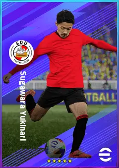 Sugawara Yukinari eFootball 2026 player card, 81 OVR RB