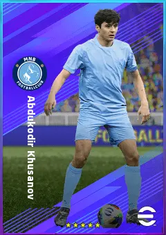 Abdukodir Khusanov eFootball 2026 player card, 80 OVR CB