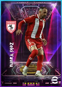 Zeki Yavru eFootball 2026 player card, 76 OVR RB