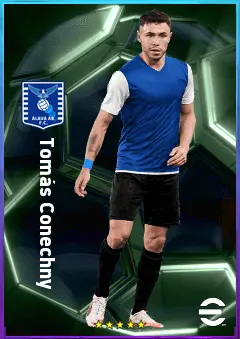 Tomás Conechny eFootball 2026 player card, 79 OVR LWF