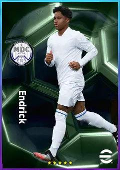 Endrick eFootball 2026 player card, 82 OVR CF