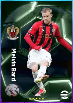 Melvin Bard eFootball 2026 player card, 81 OVR LB
