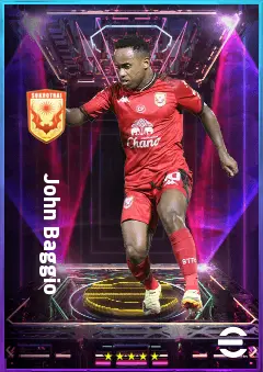 John Baggio eFootball 2026 player card, 78 OVR LWF