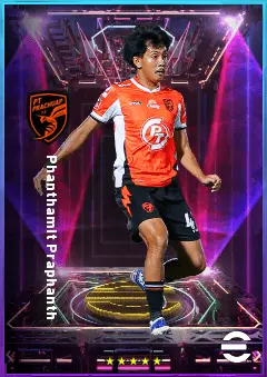 Phanthamit Praphanth eFootball 2026 player card, 76 OVR RWF