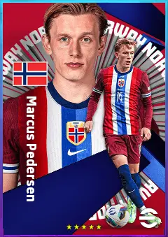 Marcus Pedersen eFootball 2026 player card, 79 OVR RB