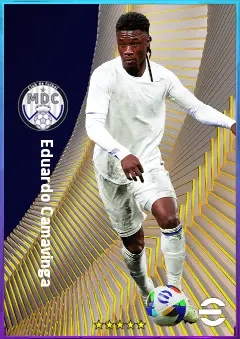 Eduardo Camavinga eFootball 2026 player card, 84 OVR CMF