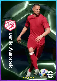 Danilo D'Ambrosio eFootball 2026 player card, 78 OVR CB