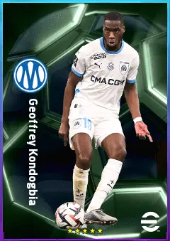 Geoffrey Kondogbia eFootball 2026 player card, 80 OVR DMF