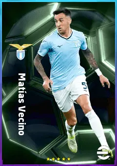 Matías Vecino eFootball 2026 player card, 80 OVR CMF