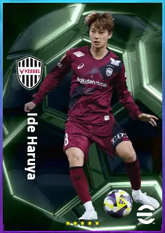 Ide Haruya eFootball 2026 player card, 77 OVR AMF
