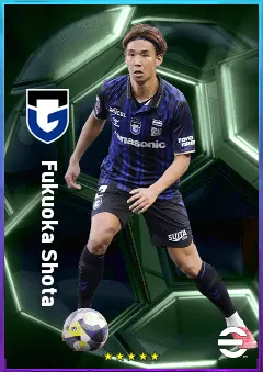 Fukuoka Shota eFootball 2026 player card, 77 OVR CB
