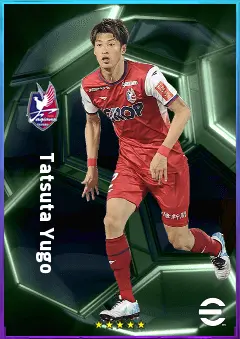 Tatsuta Yugo eFootball 2026 player card, 75 OVR CB