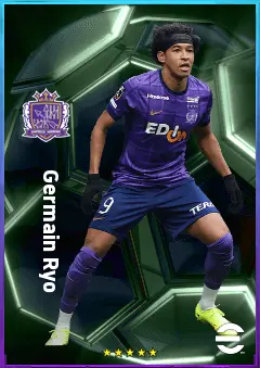 Germain Ryo eFootball 2026 player card, 77 OVR CF