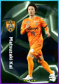 Matsuzaki Kai eFootball 2026 player card, 75 OVR RMF